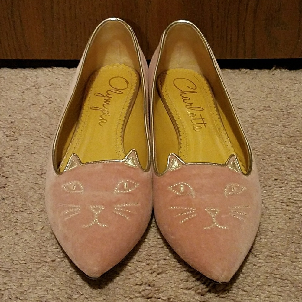 Charlotte Olympia Mid-Century Kitty flats